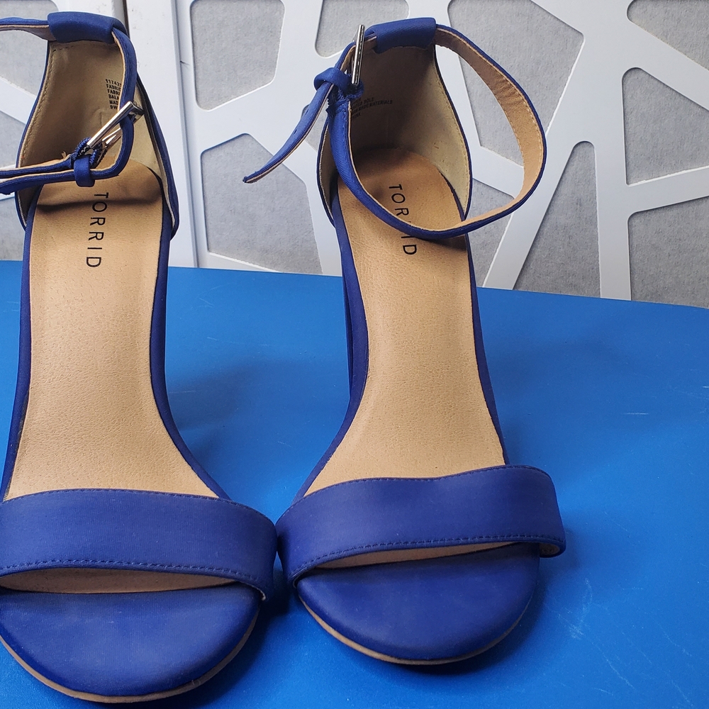 Torrid Royal Blue Heeled Sandals